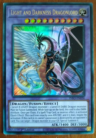 Light and Darkness Dragonlord Yu-Gi-Oh! Carta