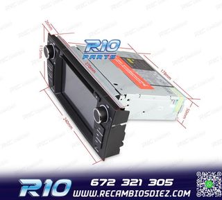 RADIO NAVEGADOR 7" PARA BMW SERIE 3 E90 91 92 93 05-10 USB G
