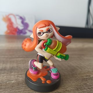 Amiibo Inkling Girl Splatoon arancione