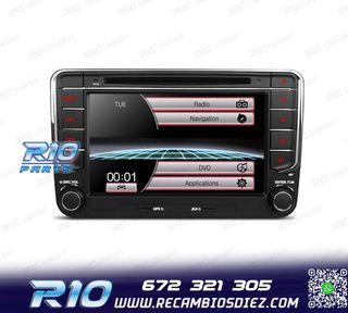 RADIO NAVEGADOR 7" PARA SEAT SKODA VOLKSWAGEN VW USB GPS TAC