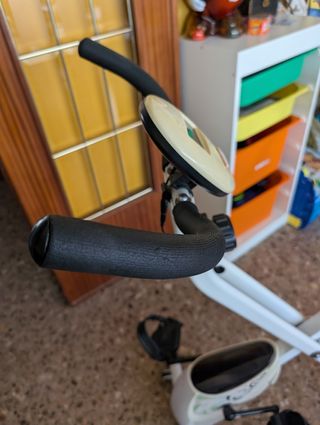 Bicicleta estática plegable