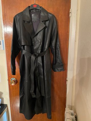 Gabardina Piel Massimo Dutti Talla S