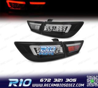 PILOTOS PARA RENAULT CLIO 4 13-16 LIGHT BAR FONDO NEGRO