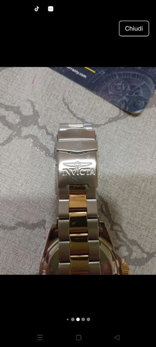 Orologio Invicta Oro e Argento