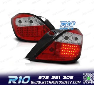 PILOTOS PARA OPEL ASTRA H 04-09 LED ROJO CROMO