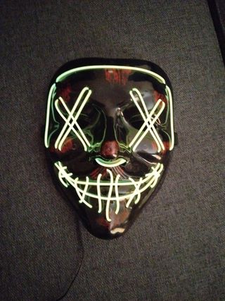 Mascara Halloween con Luces LED