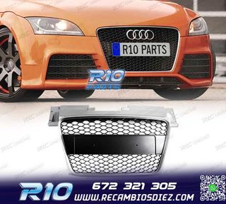 PARRILLA AUDI TT 06-12 LOOK RS GRIS CLARO