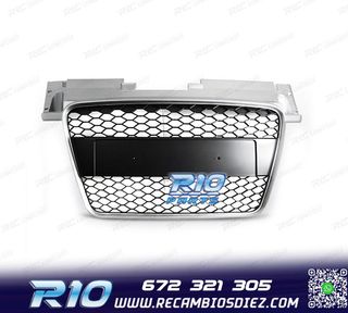 PARRILLA AUDI TT 06-12 LOOK RS GRIS CLARO