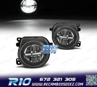 FAROS ANTINIEBLA BMW F10 F11 F07 LCI 13-16 LED CRISTAL CROMO