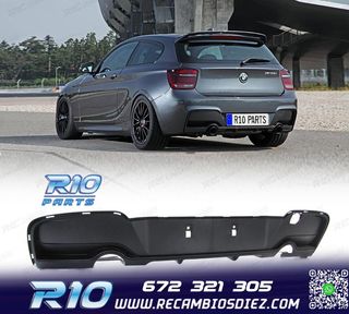 DIFUSOR BMW F20 F21 11-15 LOOK M PERFORMANCE DOBLE SALIDA
