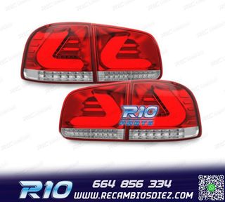 PILOTOS VOLKSWAGEN VW TOUAREG I 7L 02-10 CARDNA LED ROJO CLA