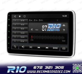 RADIO NAVEGADOR 2DIN 10" HD TÁCTIL BLUETOOTH USB SD