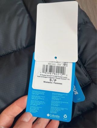 Chaqueta Columbia Negra Mujer