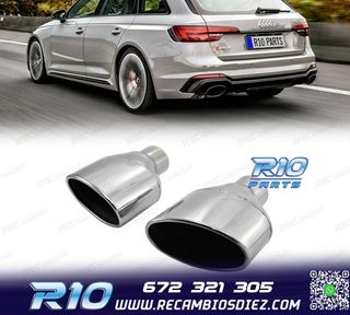 PACK COLAS ESCAPE OVALADA ACERO INOX TIPO RS4