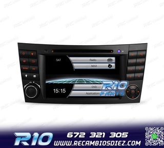 RADIO NAVEGADOR 7" PARA MERCEDES CL. E W211 CLS W219 USB GPS