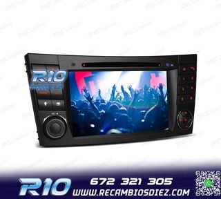 RADIO NAVEGADOR 7" PARA MERCEDES CL. E W211 CLS W219 USB GPS