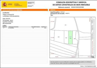 Terreno en venta en Fortuna