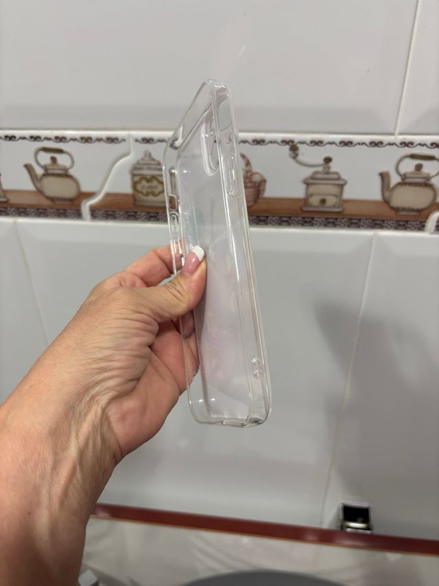 Funda iPhone 14/15 Plus Manzana Rosa