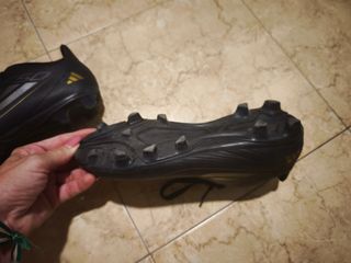 Botas de fútbol Adidas negras talla 38