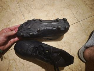 Botas de fútbol Adidas negras talla 38