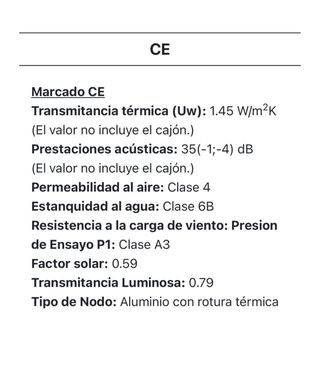 Ventana corredera K-LINE aluminio gris 540x240