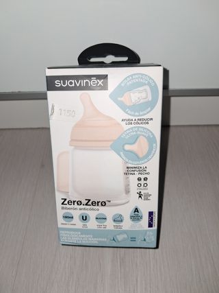 Biberón Suavinex Zero Zero Anticolico 180ml