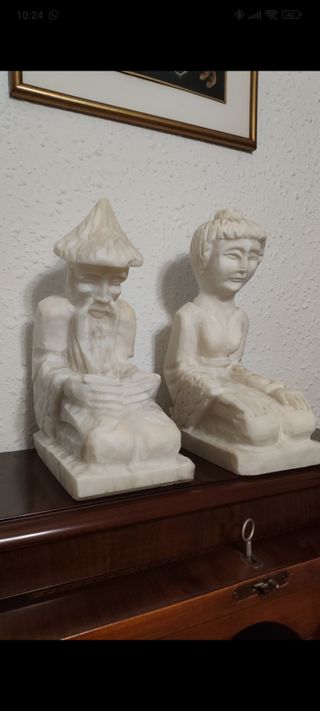 Figuras Chinas Decorativas de Piedra