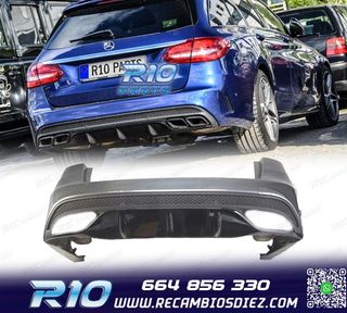 PARAGOLPES TRASERO MERCEDES CLASE C W205 15-18 LOOK AMG P