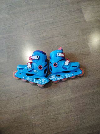 Patines en línea azules