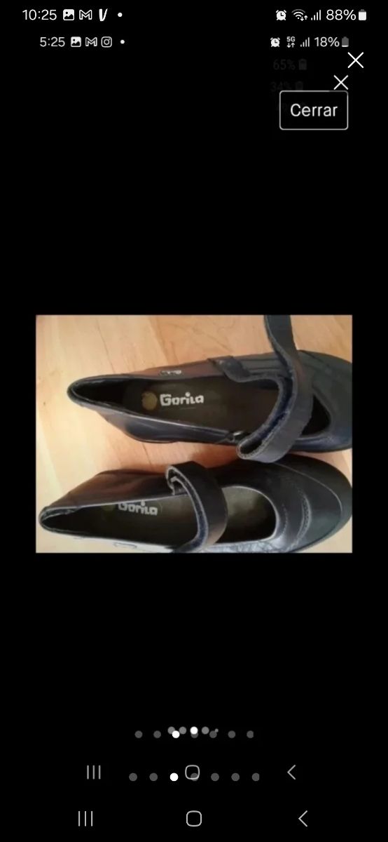 Zapatos colegiales Gorila niña talla 36