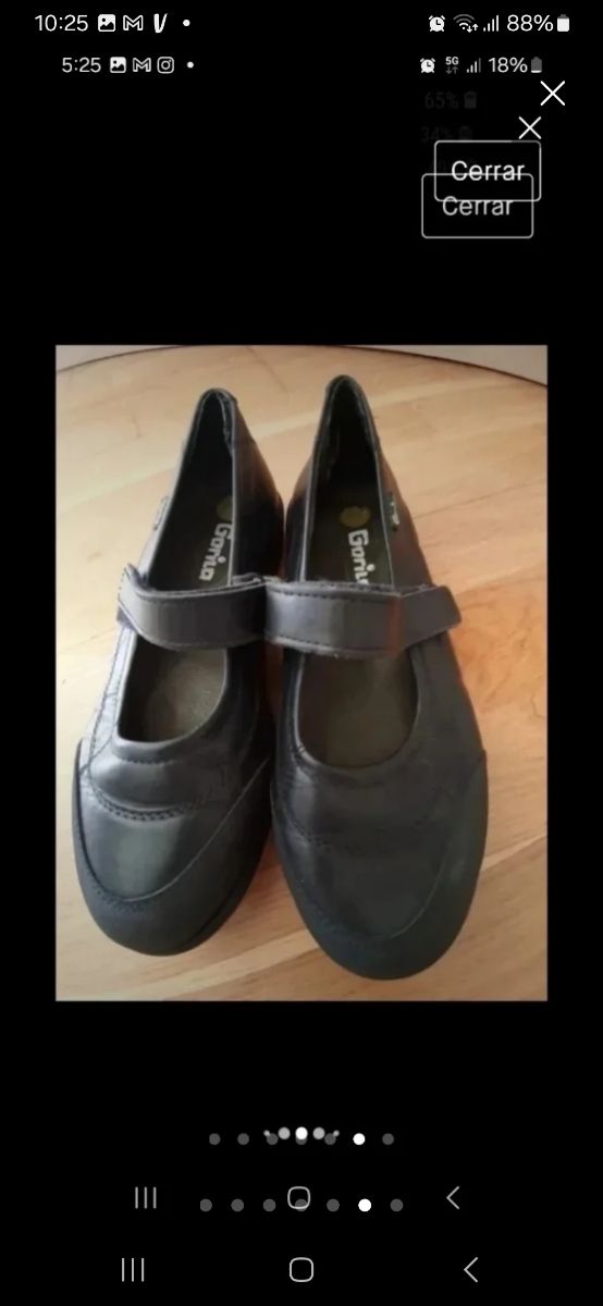 Zapatos colegiales Gorila niña talla 36