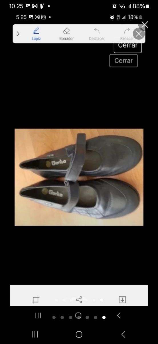 Zapatos colegiales Gorila niña talla 36