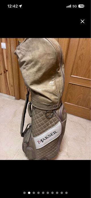 Palos de golf con bolsa marca Makser