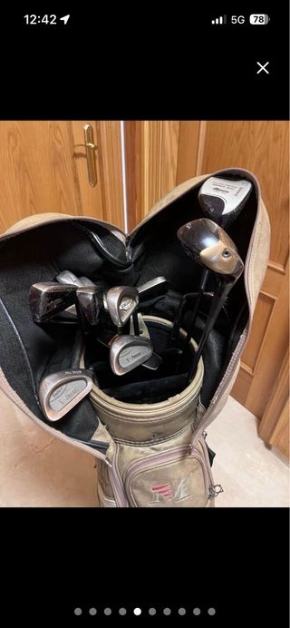 Palos de golf con bolsa marca Makser