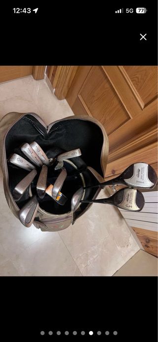 Palos de golf con bolsa marca Makser