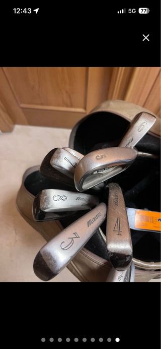 Palos de golf con bolsa marca Makser