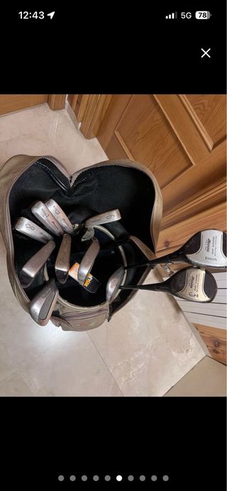 Palos de golf con bolsa marca Makser