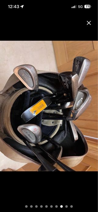 Palos de golf con bolsa marca Makser