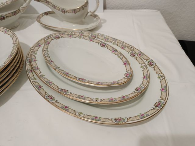 Vajilla La Cartuja de Sevilla Porcelana