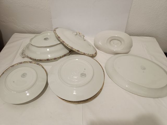 Vajilla La Cartuja de Sevilla Porcelana