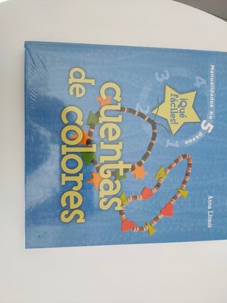 2 libros Manualidades: Cuentas de colores y barro