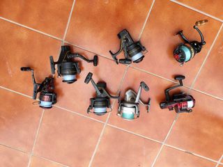 Carretes de pesca en buen estado