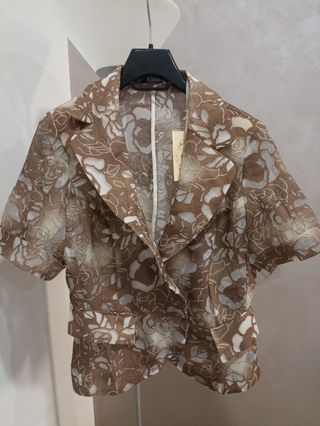 Blazer donna fantasia floreale