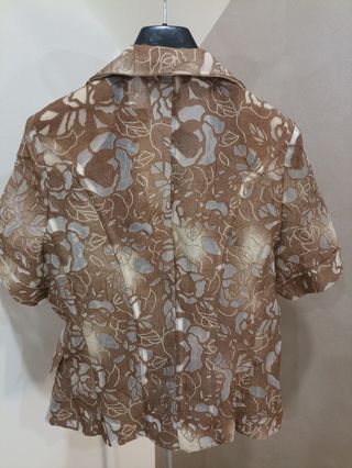 Blazer donna fantasia floreale