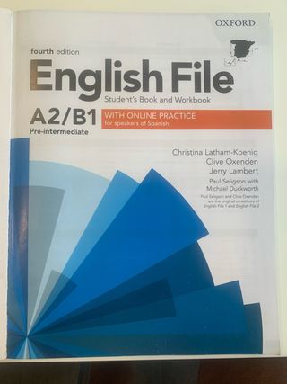 English File A2/b1 Student's Book And Workbook ...