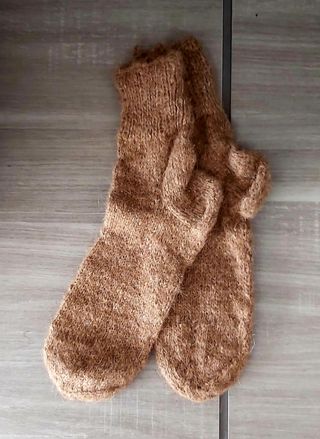 Calcetines de lana de camello