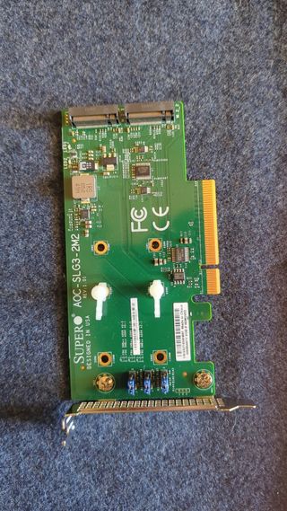 Supermicro AOC-SLG3-2M2 Scheda di espansione