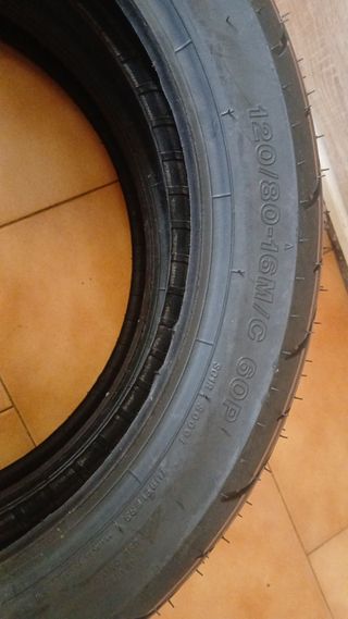2 Neumáticos Bridgestone Battlax SC 120/80-16M/C 6