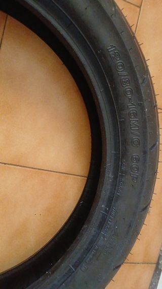 2 Neumáticos Bridgestone Battlax SC 120/80-16M/C 6
