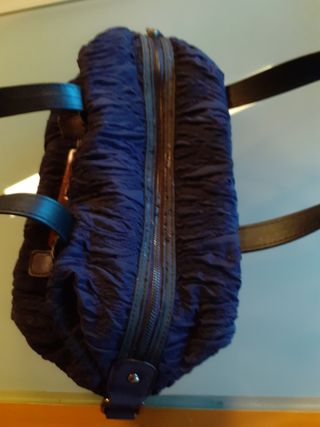 Borsa Krizia tessuto e pelle viola